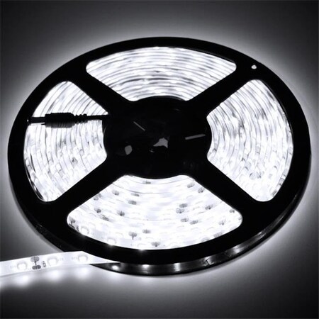 6 ft. 110V Cool White 114 LEDs Light Remote Control Dimmer SMD3528 LED Strip Lighting Kit